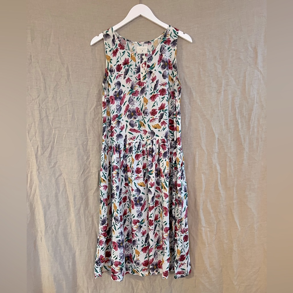 VINTAGE Echo Sport Flower Print Dress size Medium